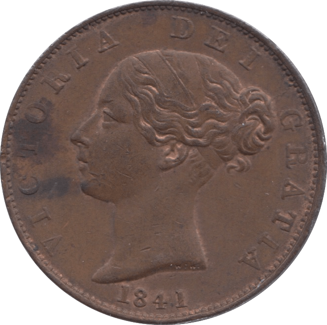 1841 HALFPENNY ( AUNC ) 1 - Halfpenny - Cambridgeshire Coins