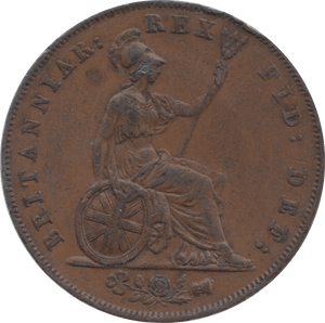1826 HALFPENNY ( GVF ) 1 - Halfpenny - Cambridgeshire Coins