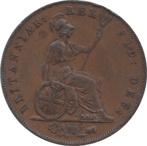 1826 HALFPENNY ( GVF ) 1 - Halfpenny - Cambridgeshire Coins