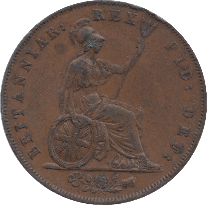 1826 HALFPENNY ( GVF ) 1 - Halfpenny - Cambridgeshire Coins