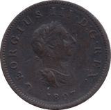 1807 HALFPENNY ( FINE )