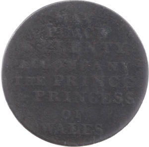 PRINCE AND PRINCES OF WALES TOKEN - Token - Cambridgeshire Coins