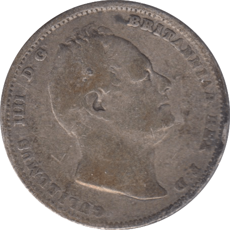 1834 SIXPENCE ( FAIR ) 3 - Sixpence - Cambridgeshire Coins