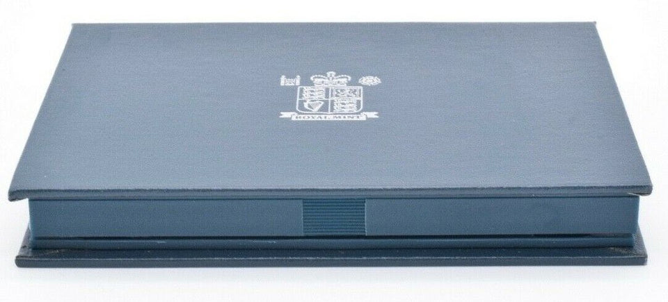 Royal Mint Proof Set Case Only Blue Plastic / Metal Clip - Coin Holders - Cambridgeshire Coins