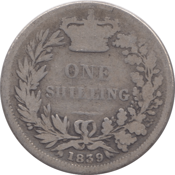 1839 SHILLING ( FAIR ) 2 - Shilling - Cambridgeshire Coins