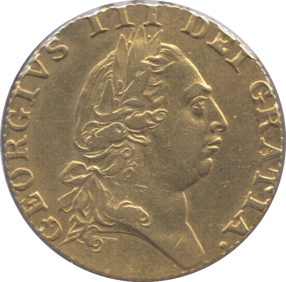 1787 GOLD ONE GUINEA ( EF )
