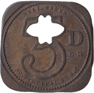 SPITALFIELDS J. PEARSON THREEPENCE TOKEN - OTHER TOKENS - Cambridgeshire Coins