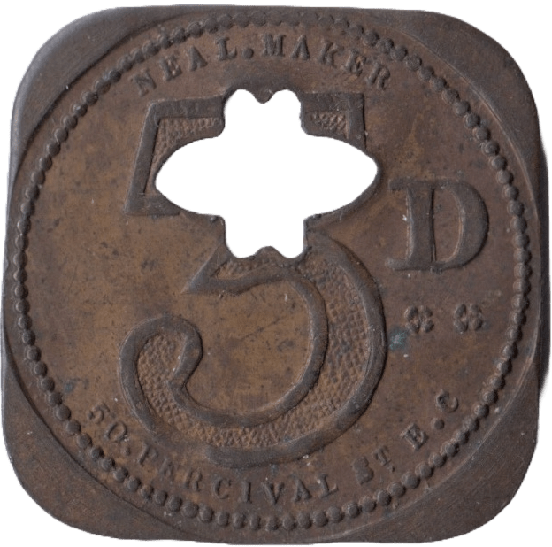 SPITALFIELDS J. PEARSON THREEPENCE TOKEN - OTHER TOKENS - Cambridgeshire Coins