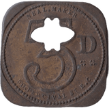 SPITALFIELDS J. PEARSON THREEPENCE TOKEN - OTHER TOKENS - Cambridgeshire Coins