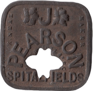 SPITALFIELDS J. PEARSON THREEPENCE TOKEN - OTHER TOKENS - Cambridgeshire Coins