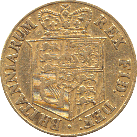 1817 GOLD HALF SOVEREIGN ( GF )