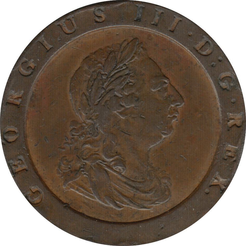 1797 TWOPENCE ( GVF ) 1