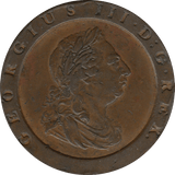 1797 TWOPENCE ( GVF ) 1