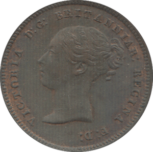 1844 HALF FARTHING ( EF ) 5 - Half Farthing - Cambridgeshire Coins