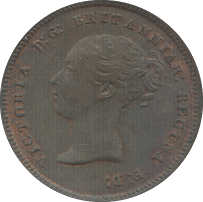 1844 HALF FARTHING ( EF ) 5 - Half Farthing - Cambridgeshire Coins