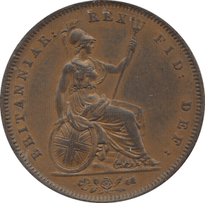 1826 PENNY ( EF ) 7 - Penny - Cambridgeshire Coins