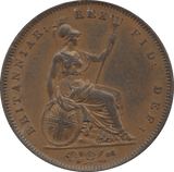 1826 PENNY ( EF ) 7 - Penny - Cambridgeshire Coins