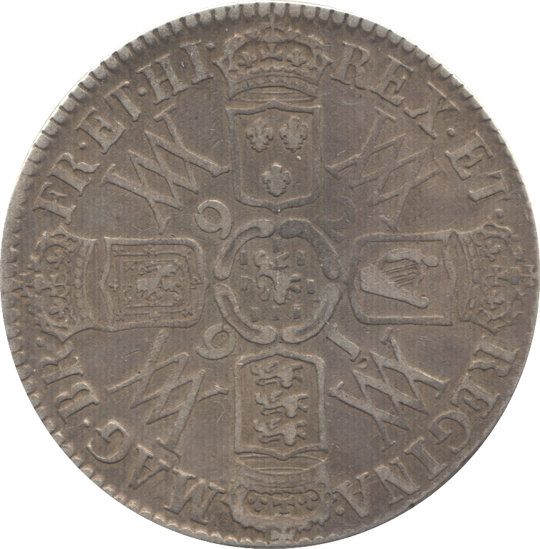 1692 HALFCROWN ( VF ) 8