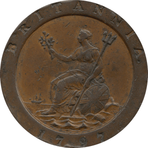 1797 TWOPENCE ( GVF ) 1