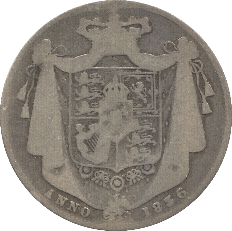 1836 HALFCROWN ( FAIR ) 8 - Halfcrown - Cambridgeshire Coins