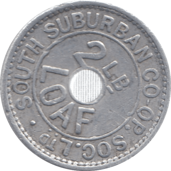 SUBURBAN COOP LOAF TOKEN - WORLD COINS - Cambridgeshire Coins
