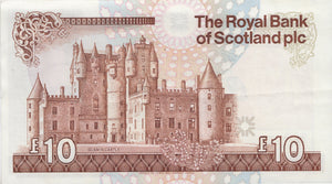 TEN POUNDS BANK OF SCOTLAND REF SCOT-46 - SCOTTISH BANKNOTES - Cambridgeshire Coins