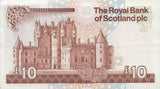 TEN POUNDS BANK OF SCOTLAND REF SCOT-46 - SCOTTISH BANKNOTES - Cambridgeshire Coins