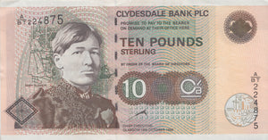 TEN POUNDS BANK OF SCOTLAND REF SCOT-49 - SCOTTISH BANKNOTES - Cambridgeshire Coins