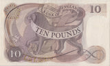 TEN POUNDS BANKNOTE FFORDE REF £10-1 - £10 Banknotes - Cambridgeshire Coins