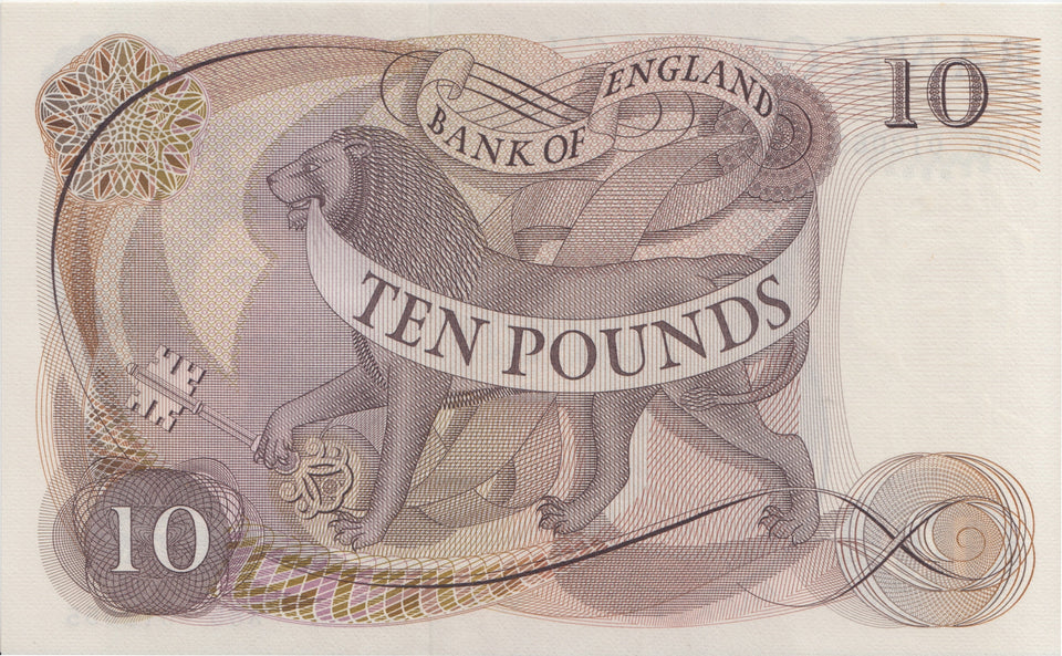 TEN POUNDS BANKNOTE FORDE REF £10-4 - £10 Banknotes - Cambridgeshire Coins