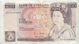 TEN POUNDS BANKNOTE GILL REF £10-15 - £10 Banknotes - Cambridgeshire Coins