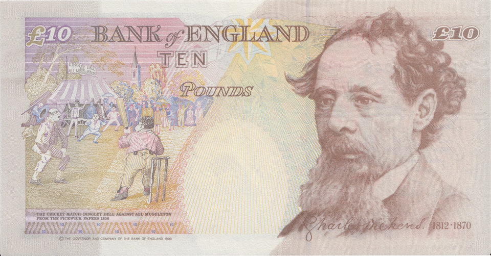 TEN POUNDS BANKNOTE LOWTHER REF £10-28 - £10 Banknotes - Cambridgeshire Coins