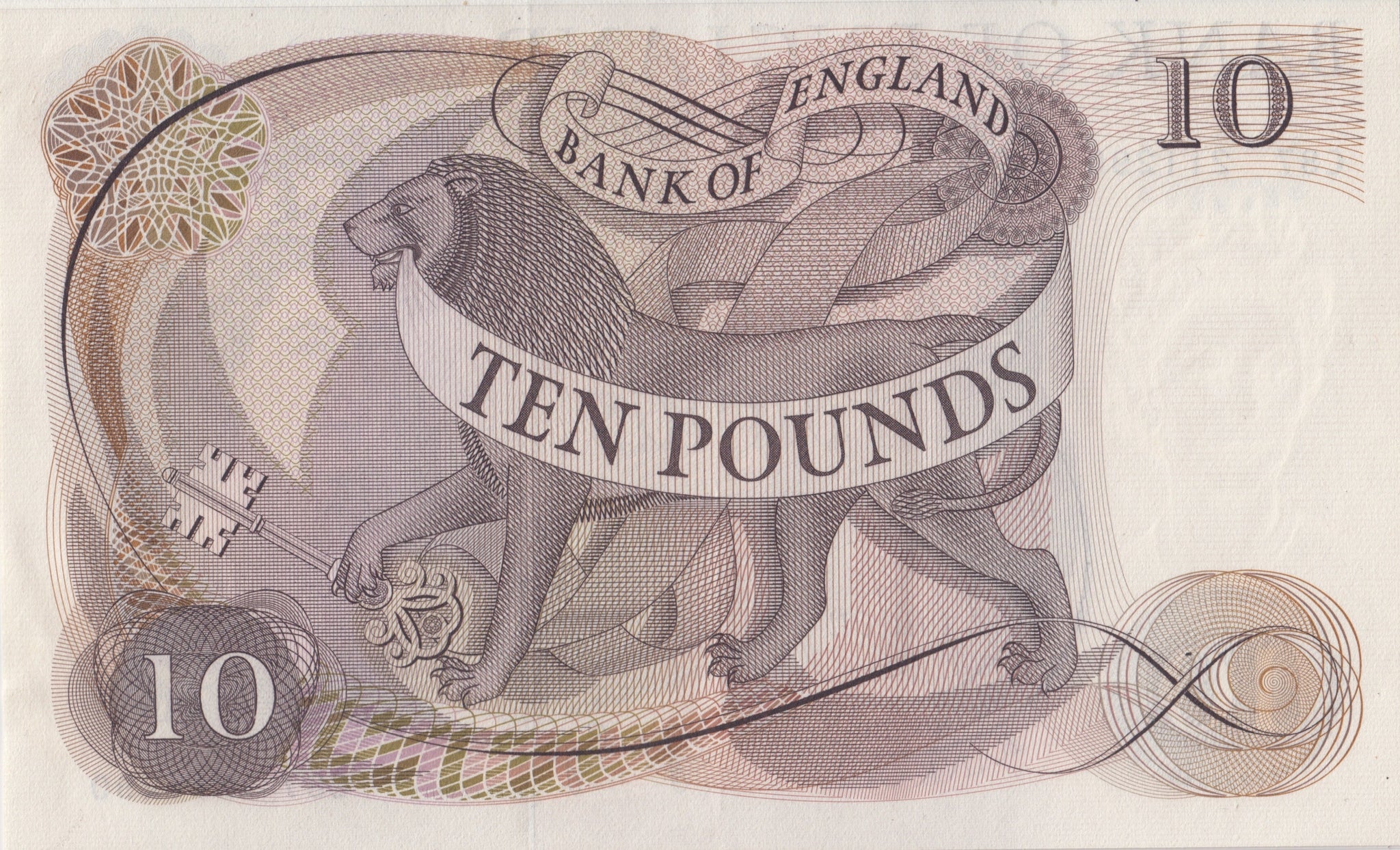 TEN POUNDS BANKNOTE PAGE REF £10-57 £10 Banknotes Cambridgeshire Coins ...