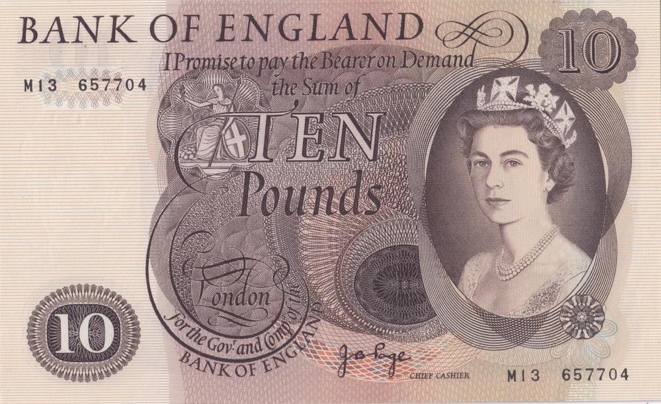 TEN POUNDS BANKNOTE PAGE REF £10-58 - £10 Banknotes - Cambridgeshire Coins