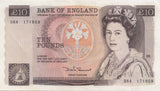 TEN POUNDS BANKNOTE SOMERSET REF £10-13 - £10 Banknotes - Cambridgeshire Coins