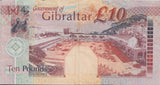 TEN POUNDS GIBRALTAR BANKNOTE REF £10-44 - £10 Banknotes - Cambridgeshire Coins