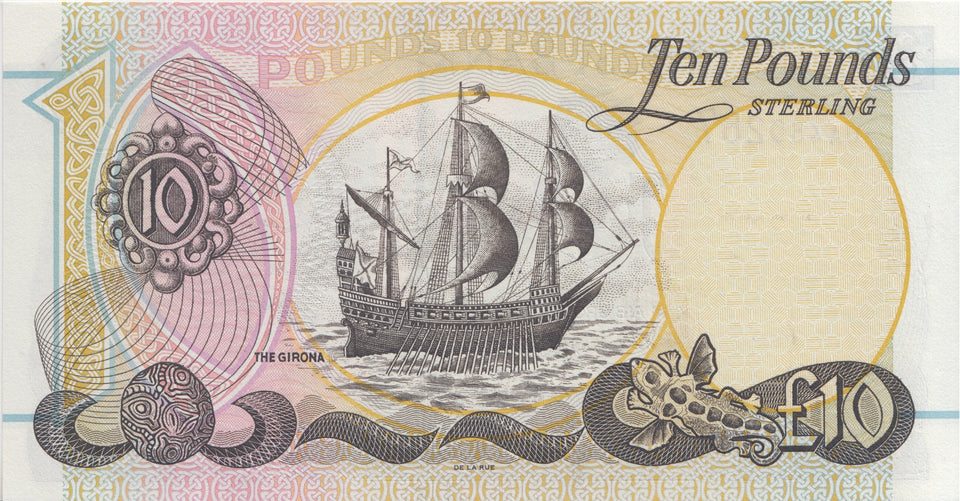 TEN POUNDS NORTHERN IRELAND BANKNOTE REF IRE-2 - Irish Banknotes - Cambridgeshire Coins