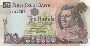 TEN POUNDS NORTHERN IRELAND BANKNOTE REF IRE-2 - Irish Banknotes - Cambridgeshire Coins