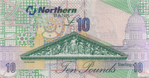 TEN POUNDS NORTHERN IRELAND BANKNOTE REF IRE-3 - Irish Banknotes - Cambridgeshire Coins