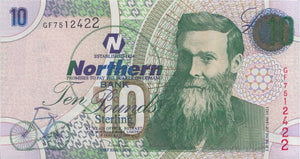 TEN POUNDS NORTHERN IRELAND BANKNOTE REF IRE-3 - Irish Banknotes - Cambridgeshire Coins