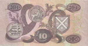 TEN POUNDS SCOTTISH BANKNOTE REF SCOT-3 - SCOTTISH BANKNOTES - Cambridgeshire Coins