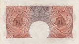 TEN SHILLINGS BANKNOTE BEALE REF SHILL-11 - 10 Shillings Banknotes - Cambridgeshire Coins