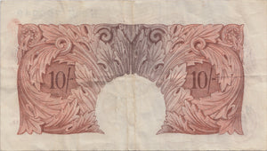 TEN SHILLINGS BANKNOTE BEALE REF SHILL-13 - 10 Shillings Banknotes - Cambridgeshire Coins