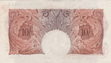 TEN SHILLINGS BANKNOTE BEALE REF SHILL-27 - 10 Shillings Banknotes - Cambridgeshire Coins
