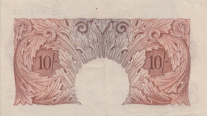 TEN SHILLINGS BANKNOTE BEALE REF SHILL-3 - 10 Shillings Banknotes - Cambridgeshire Coins