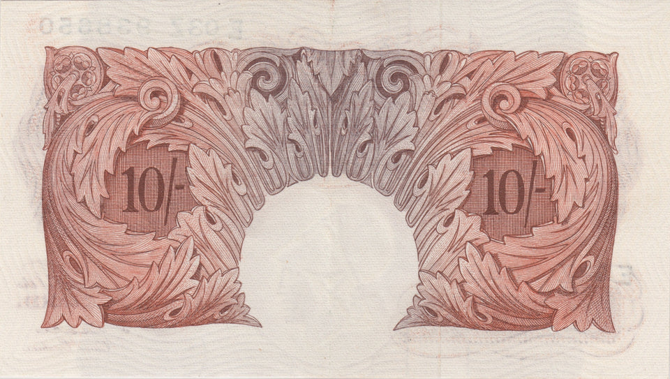 TEN SHILLINGS BANKNOTE BEALE REF SHILL-34 - 10 Shillings Banknotes - Cambridgeshire Coins