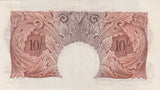 TEN SHILLINGS BANKNOTE BEALE REF SHILL-34 - 10 Shillings Banknotes - Cambridgeshire Coins