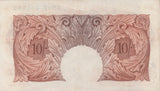 TEN SHILLINGS BANKNOTE BEALE REF SHILL-35 - 10 Shillings Banknotes - Cambridgeshire Coins