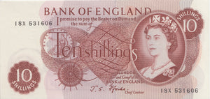 TEN SHILLINGS BANKNOTE FORDE REF SHILL-23 - 10 Shillings Banknotes - Cambridgeshire Coins