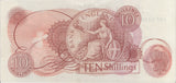 TEN SHILLINGS BANKNOTE HOLLOM REF SHILL-20 - 10 Shillings Banknotes - Cambridgeshire Coins